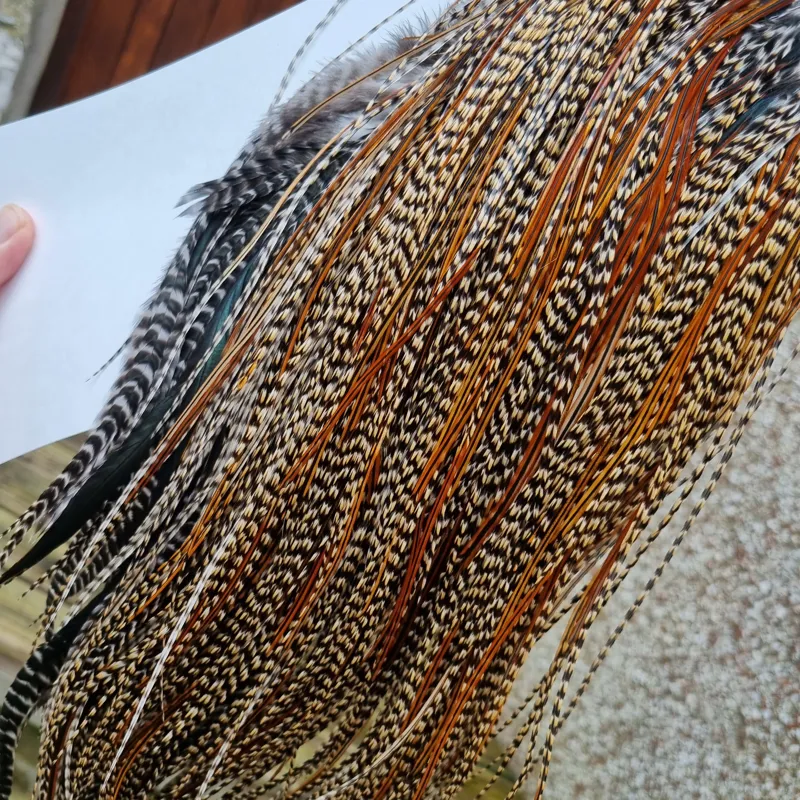 Whiting Pro-Grade Dry Fly Rooster Saddle in CREE
